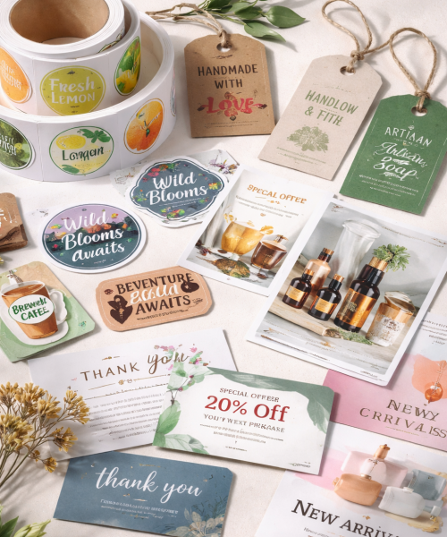 Custom Stickers, Tags, Inserts, & Marketing Collateral - Elite Printing ...